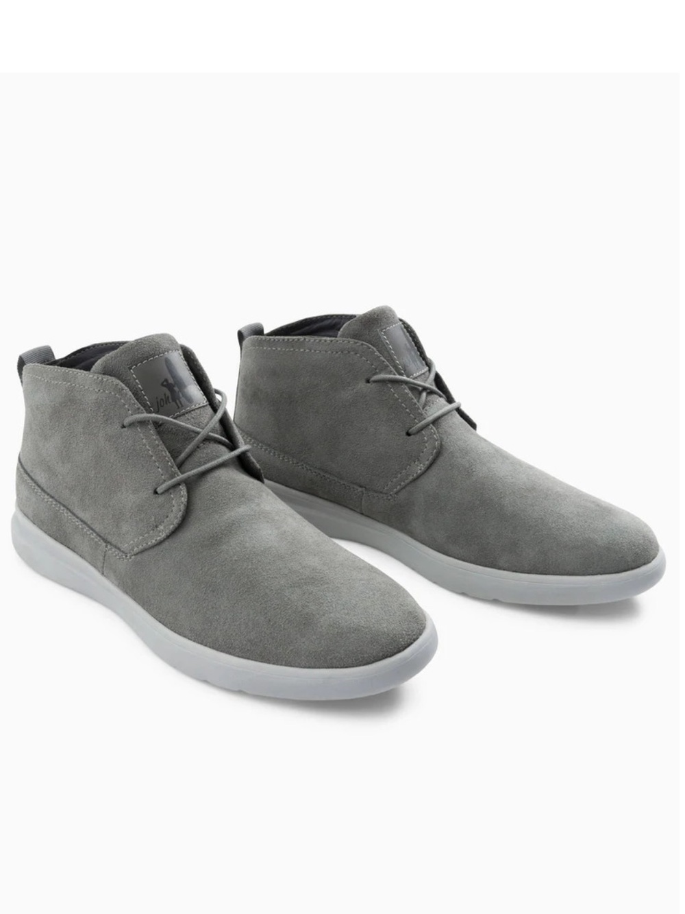 EUC Johnnie-O The Chill Chukka gray suede lace up boots men’s size US 10 casual